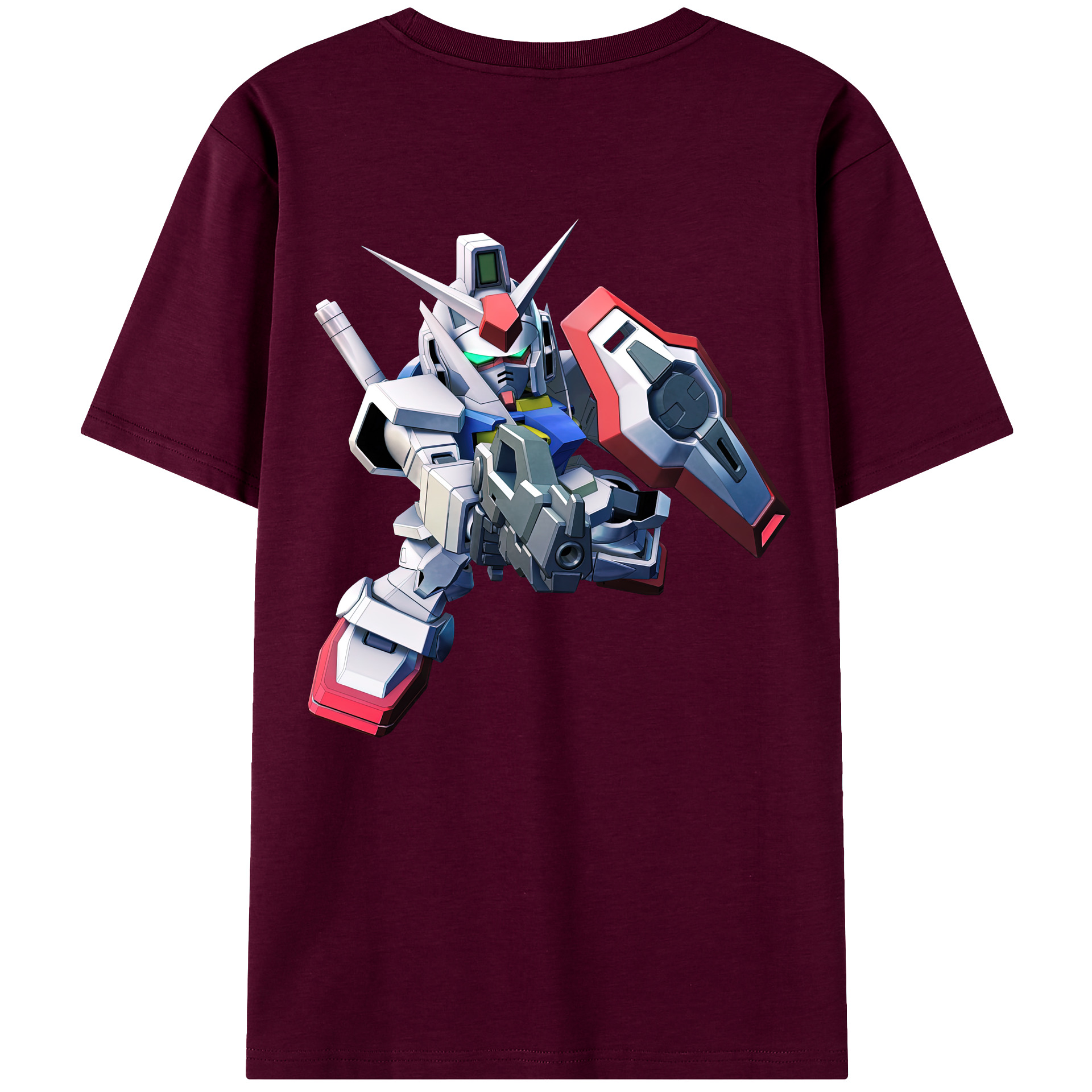 （画像用） 機動戦士ガンダム Mobile Suit Gundam レディース半袖Tシャツ(バックプリント)